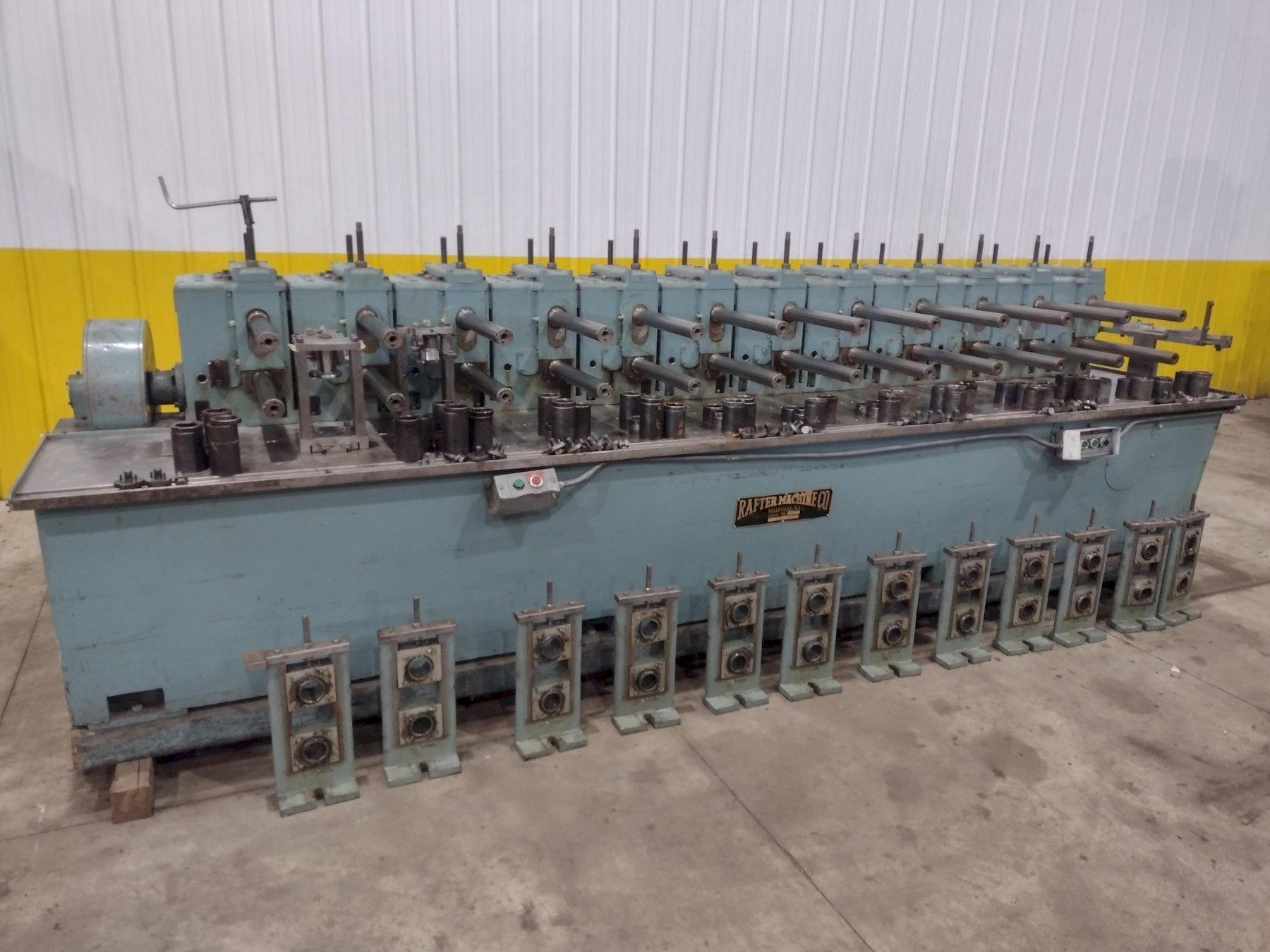 12 Stand, Rafter, rafted rollformer, 2" shaft diameter, 14" roll space, R-L, 12" horizontal centers, 4"-7" - Image 9