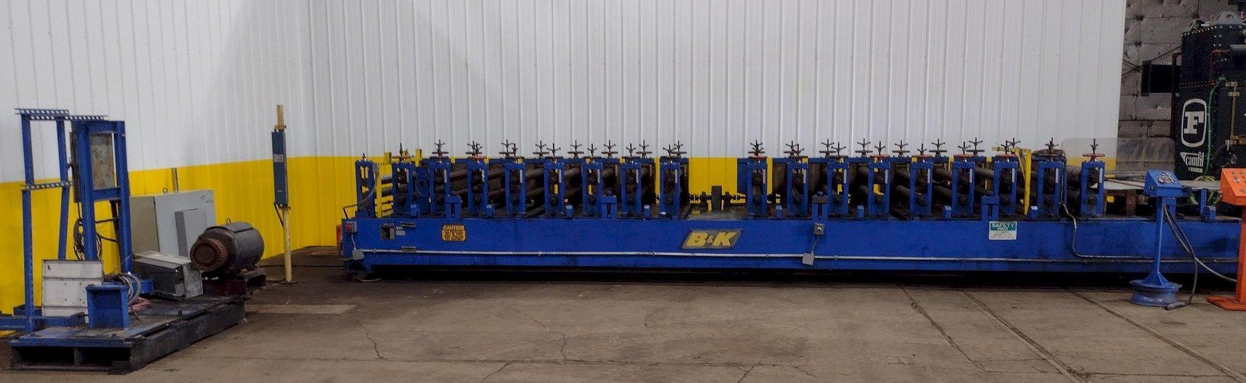 17 Stand, B & K #2B-35, rafted rollformer, 4" arbor, 48" roll space, 16" horizontal centers, 4.5"-9" vertical - Image 5