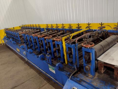 17 Stand, B & K #2B-35, rafted rollformer, 4" arbor, 48" roll space, 16" horizontal centers, 4.5"-9" vertical - Image 8