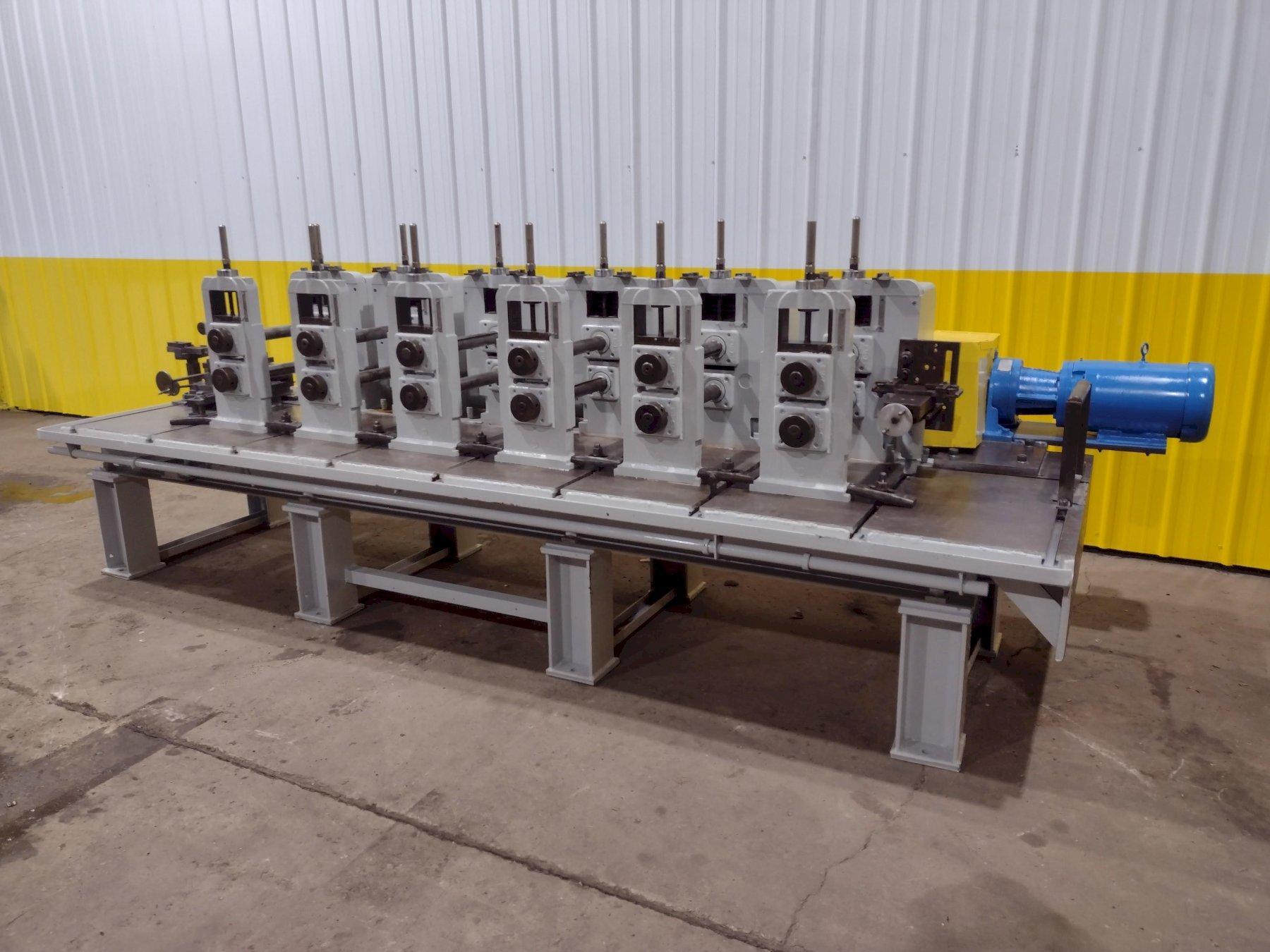 6 Stand, Yoder #M2-1/2, rollformer, 2" arbor, 15" roll space, 18" horizontal centers, 5"-10.25" vertical adj. - Image 4