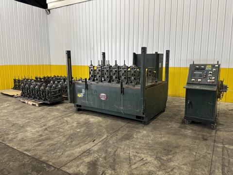 6 Stand, Yoder #Q-150, U joint drive rafted rollformer, 2" arbor, 7 rafts, 2001 - Image 2
