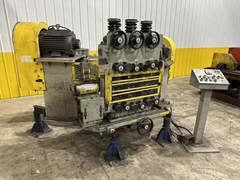 2.25" Mackintosh-Hemphill / Turner #922, tube & bar striaghtener, 6-roll, Allen-Bradley PowerFlex 70, 1990 - Image 4