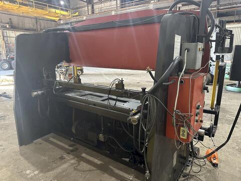 100 Ton, Amada #RG-100, hydraulic press brake, 10' overall, 100.5" between housing, 3.94" stroke, 15.76" - Image 7
