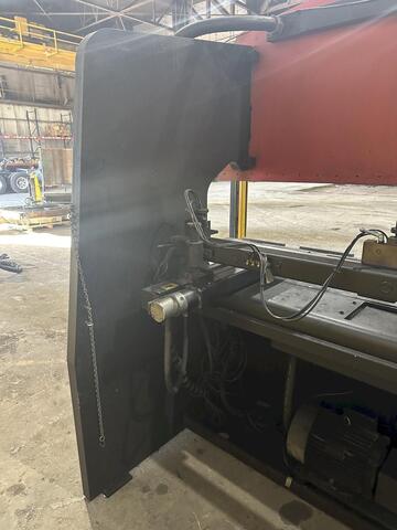 100 Ton, Amada #RG-100, hydraulic press brake, 10' overall, 100.5" between housing, 3.94" stroke, 15.76" - Image 8