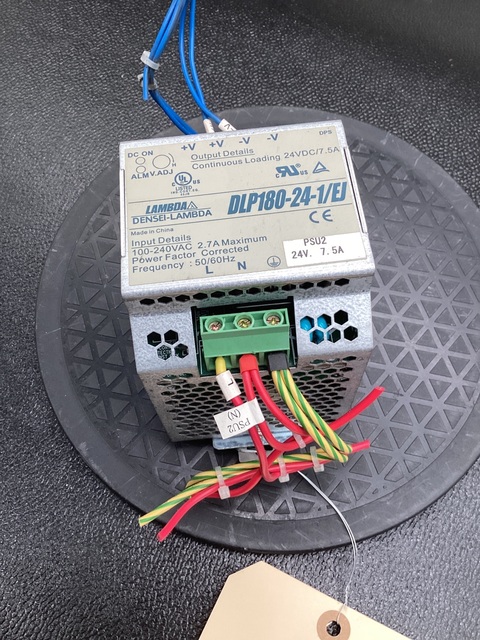 LAMBDA DLP180-24-1/EJ 24VDC DIN RAIL POWER SUPPLY USED - Image 4