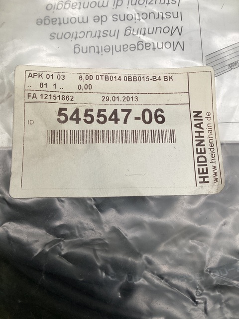 HEIDENHAIN 545547-06 ADAPTER CABLE 6M M12 14-PIN NEW - Image 5