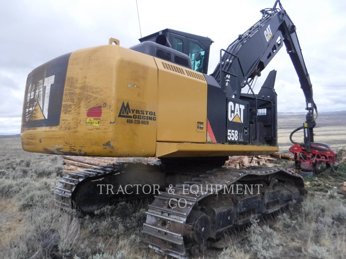 Caterpillar 558FM LL, Forest Machine, 10084 hours, S/N: LRT00275, 2017 - Image 3