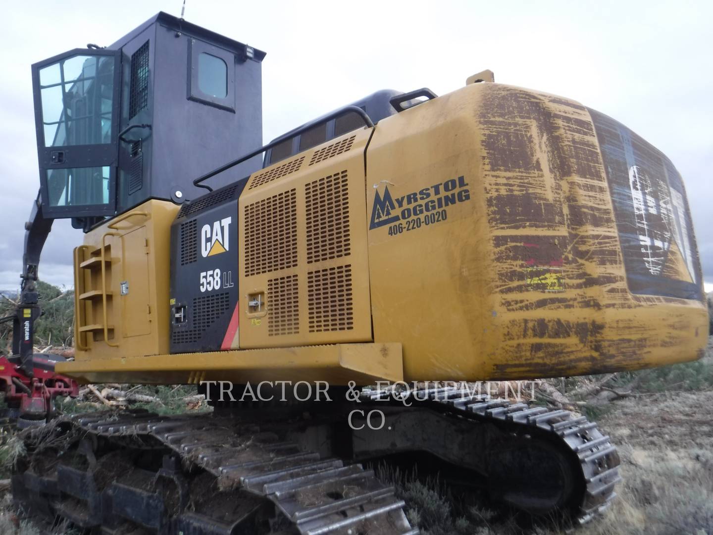 Caterpillar 558FM LL, Forest Machine, 10084 hours, S/N: LRT00275, 2017 - Image 4