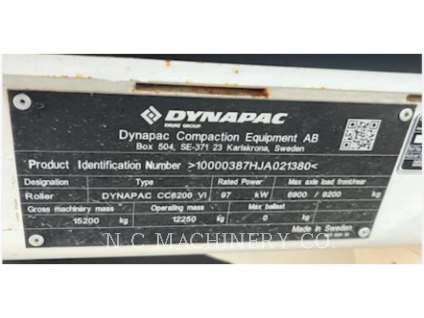 Svedala/Dynapac Sweden CC6200VI, Asphalt Paver, 800 hours, S/N: JA021380, 2018 - Image 5
