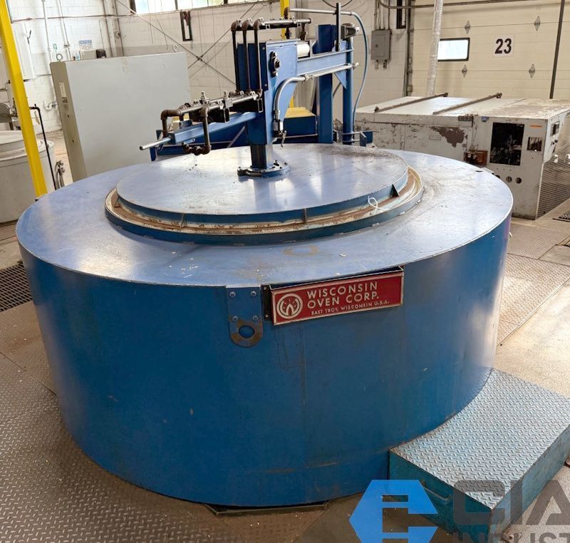 60" width x 72" H x 12" D Wisconsin Oven #PIT-60/60-12E, temper furnace, 1250°F, Eurotherm 3204 temperature - Image 4