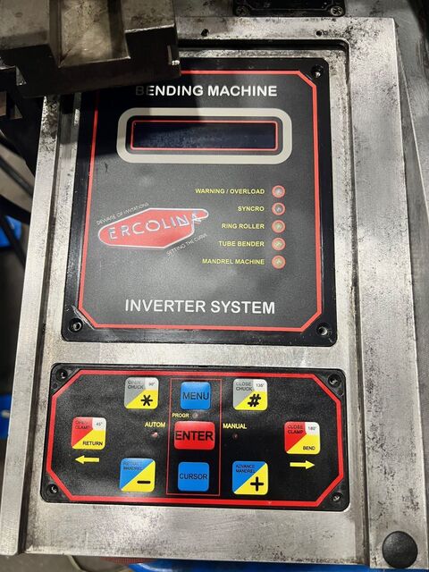 2-1/2" Ercolina #030TRIF, mandrel bender, prog, 10' mandrel table, 480 V., 3ph, Ercolina cnc, 2010 - Image 4