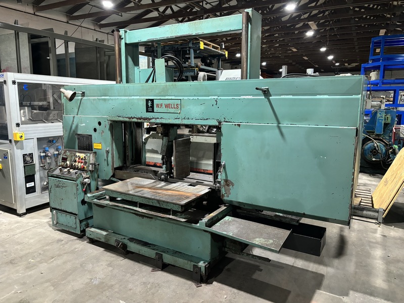 40" x 25" W.f. Wells #B-25-2, Semi-Auto Horiz Band Saw, 10 HP, 1.5" x 0.042" x 236" blade, 60-500 SFPM, 26" - Image 1