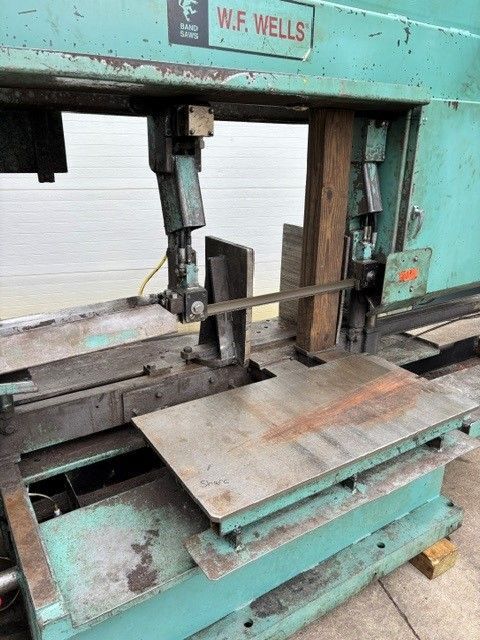 40" x 25" W.f. Wells #B-25-2, Semi-Auto Horiz Band Saw, 10 HP, 1.5" x 0.042" x 236" blade, 60-500 SFPM, 26" - Image 4