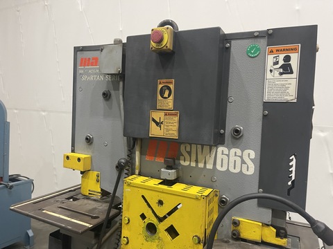 Marvel #MSIW66S, heavy duty ironworker, 66 ton - Image 9