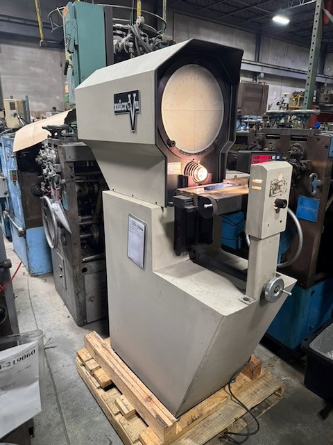 14" MicroVu #H14, optical comparator, 5" x 18" table, 8" x 6" table travels, ST Industries Comoutational - Image 2