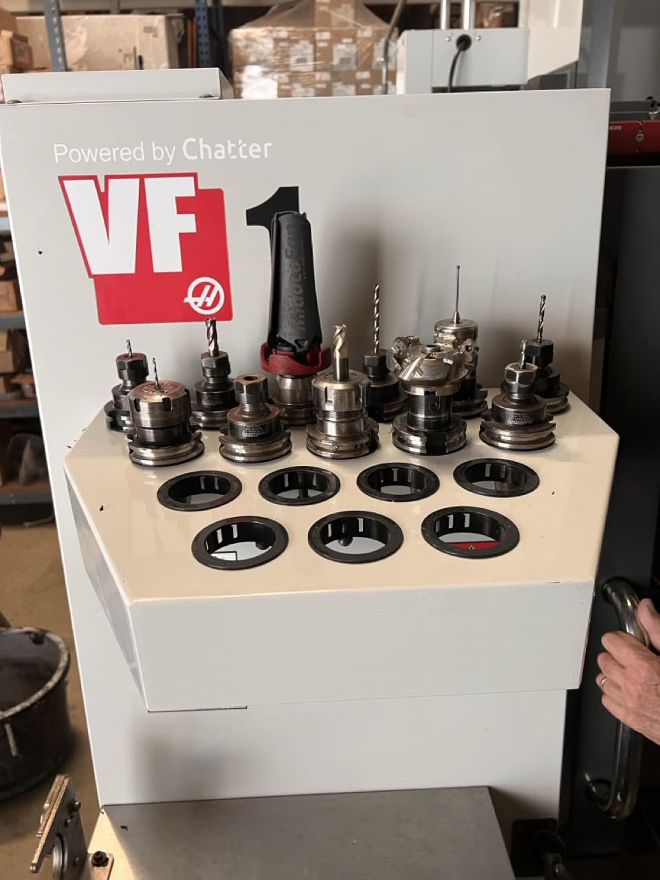 Haas #VF-1, vertical machining center, 20" X, 16" Y, 20" Z, 14" x 26" table, 8100 RPM, 30 HP, 20 tool, Haas - Image 3