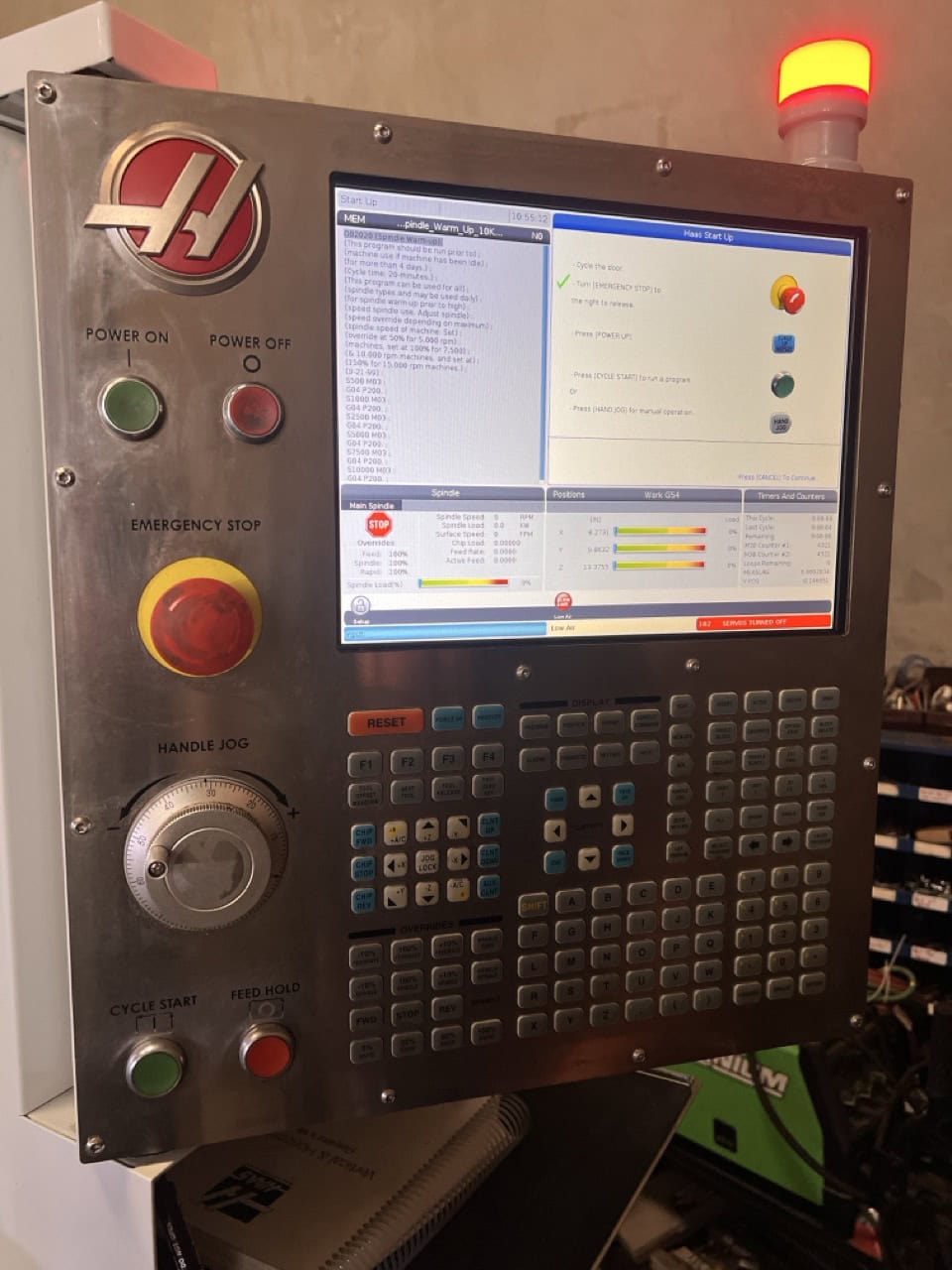 Haas #VF-1, vertical machining center, 20" X, 16" Y, 20" Z, 14" x 26" table, 8100 RPM, 30 HP, 20 tool, Haas - Image 4