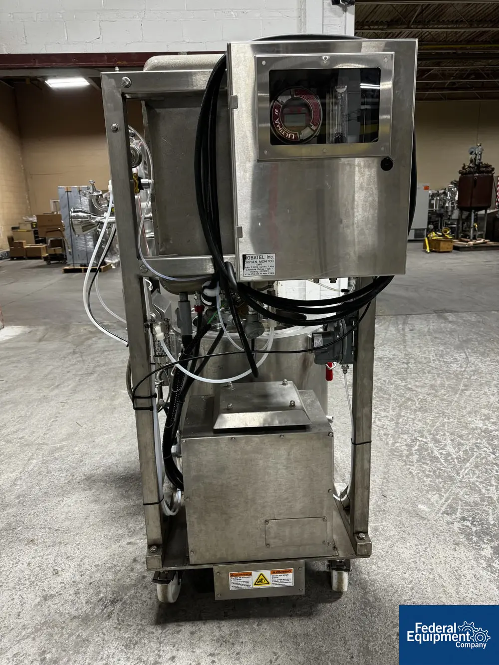 15.7" x 11" Rousselet Robatel #RC40VXKSAR, Vert Basket Centrifuge, hastelloy C22, 3000 RPM, 49.3 lb. - Image 7