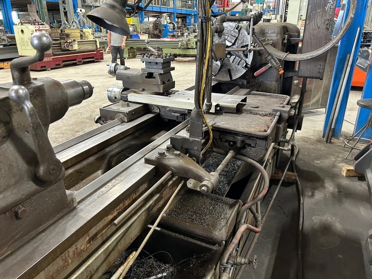 22" x 96" Monarch #Series-60, engine lathe, 14" swing over cross slide, 4-jaw 18" chuck, 10 HP, steady rest - Image 5