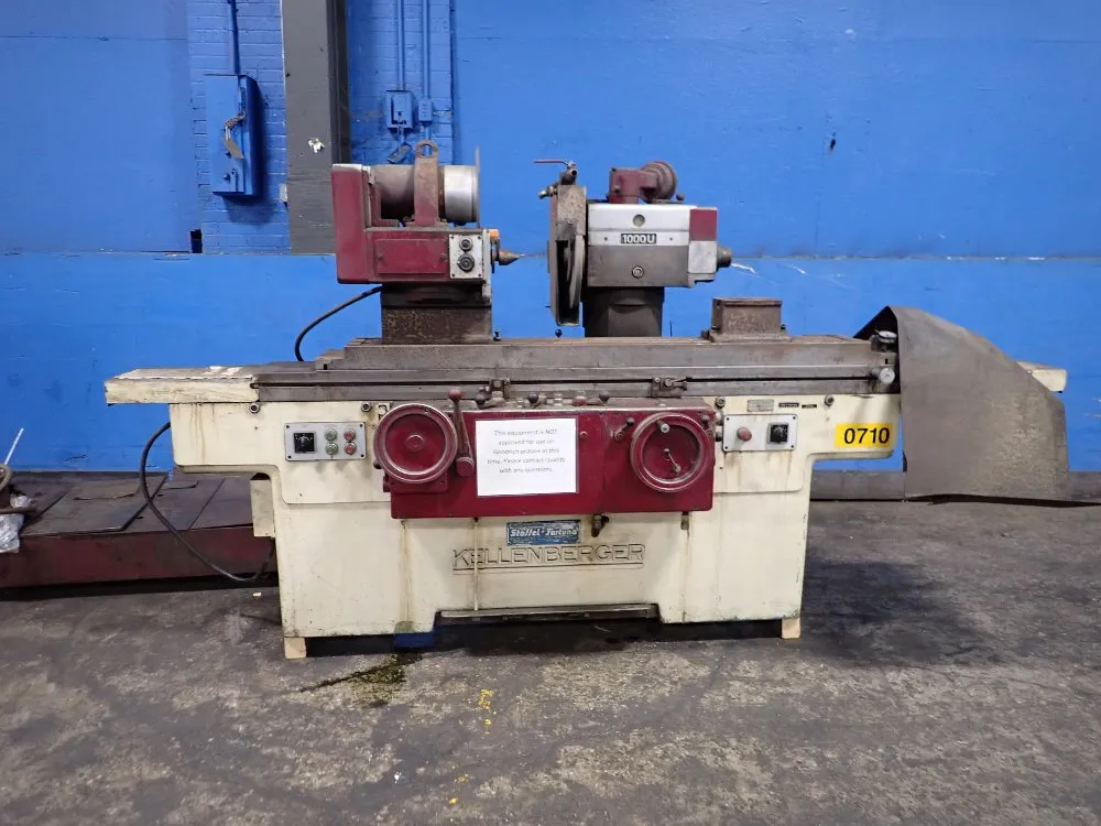 Kellenberger #1000U, Cylindrical Grinder, 35" capacity, hydraulic unit, Control cabinet - Image 2
