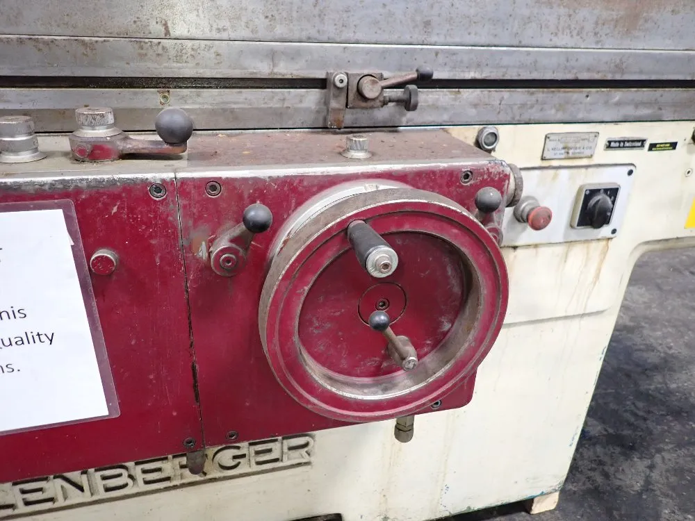 Kellenberger #1000U, Cylindrical Grinder, 35" capacity, hydraulic unit, Control cabinet - Image 9