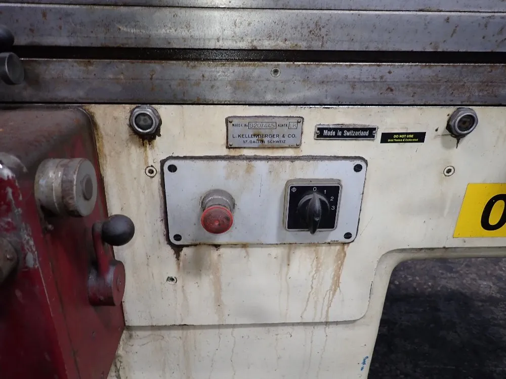 Kellenberger #1000U, Cylindrical Grinder, 35" capacity, hydraulic unit, Control cabinet - Image 10