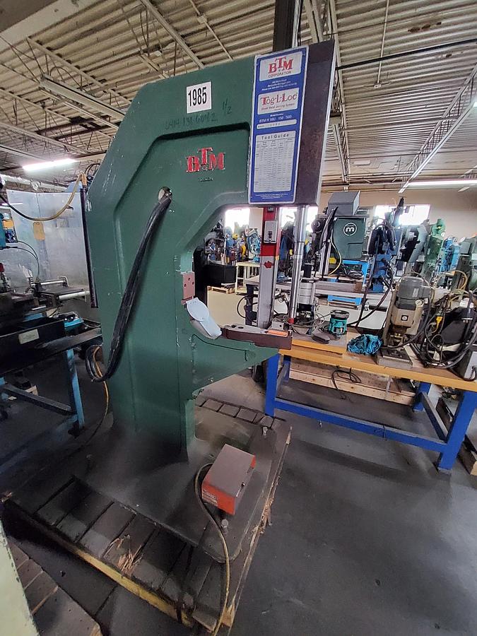 BTM #H10U-150-500, Crimping Machine, as is - Image 2