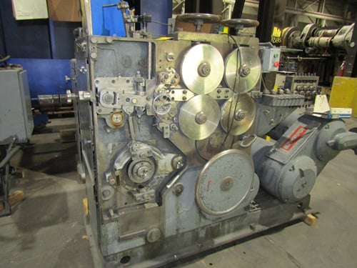No. W125SA Torrington, spring coiler, .105"-.250"wire diameter, 230000 psi tensile, 3x wire dia - Image 3