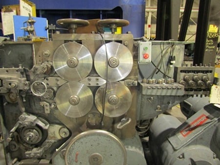 No. W125SA Torrington, spring coiler, .105"-.250"wire diameter, 230000 psi tensile, 3x wire dia - Image 7
