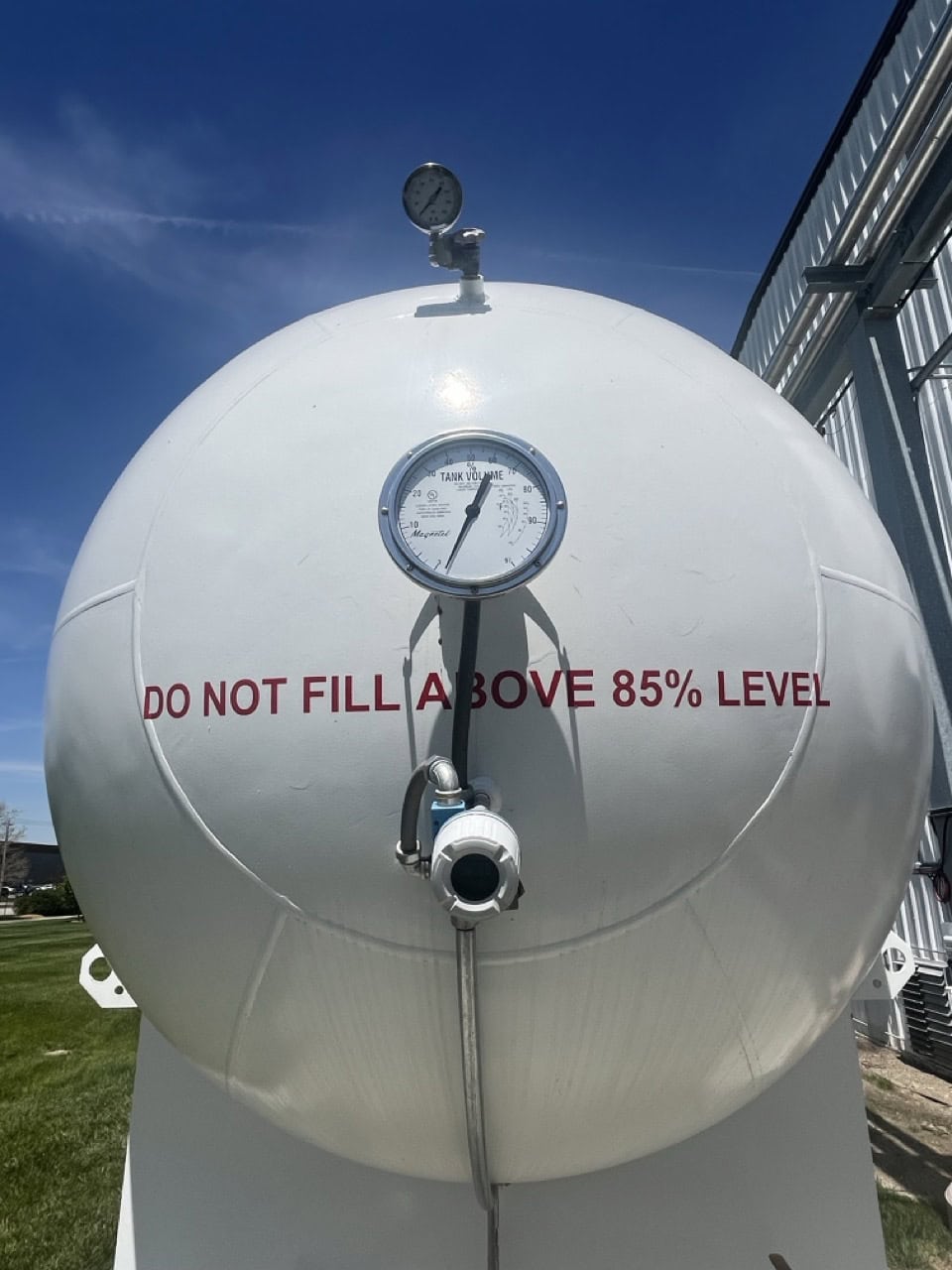 6565 gallon PES, Refrigerant Storage Tank System, R134a, skid mount pump & valve system, 250 psig, ASME - Image 4