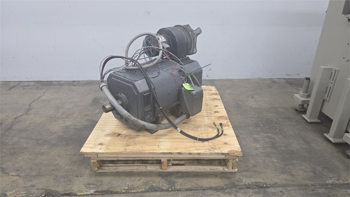 100 HP 1750/2000 RPM Emerson 3660D450100 DC Motor, Frame 366AT, w/1 HP Blower Motor, Shunt Wound, 160 Amps - Image 7