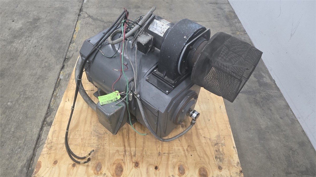 100 HP 1750/2000 RPM Emerson 3660D450100 DC Motor, Frame 366AT, w/1 HP Blower Motor, Shunt Wound, 160 Amps - Image 9