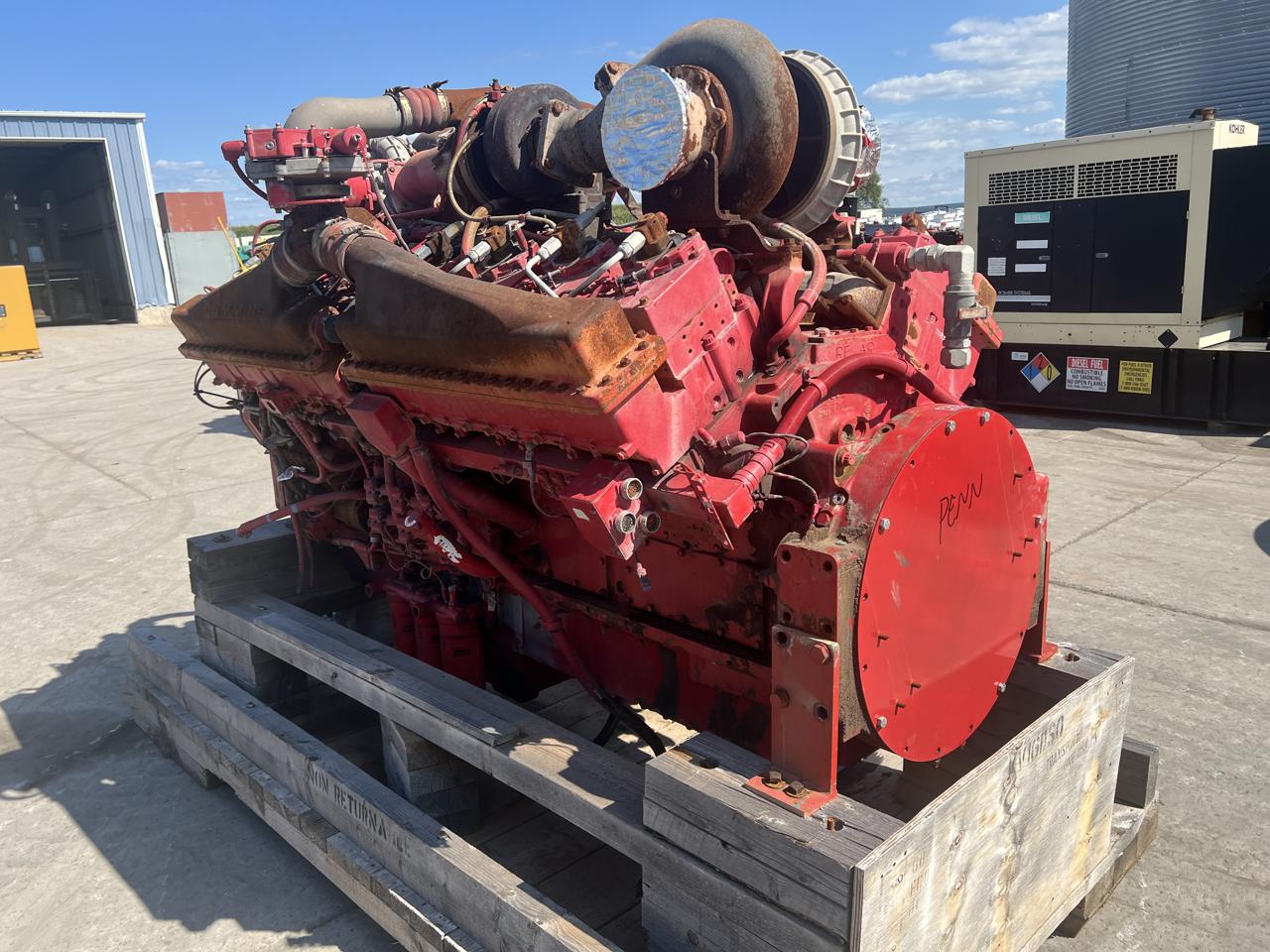 Cummins #QSK50, industrial fracking engine, Tier 3 pre-emission, used running takeout, 2018 - Image 4