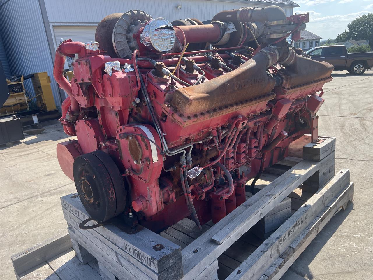 Cummins #QSK50, industrial fracking engine, Tier 3 pre-emission, used running takeout, 2018 - Image 6