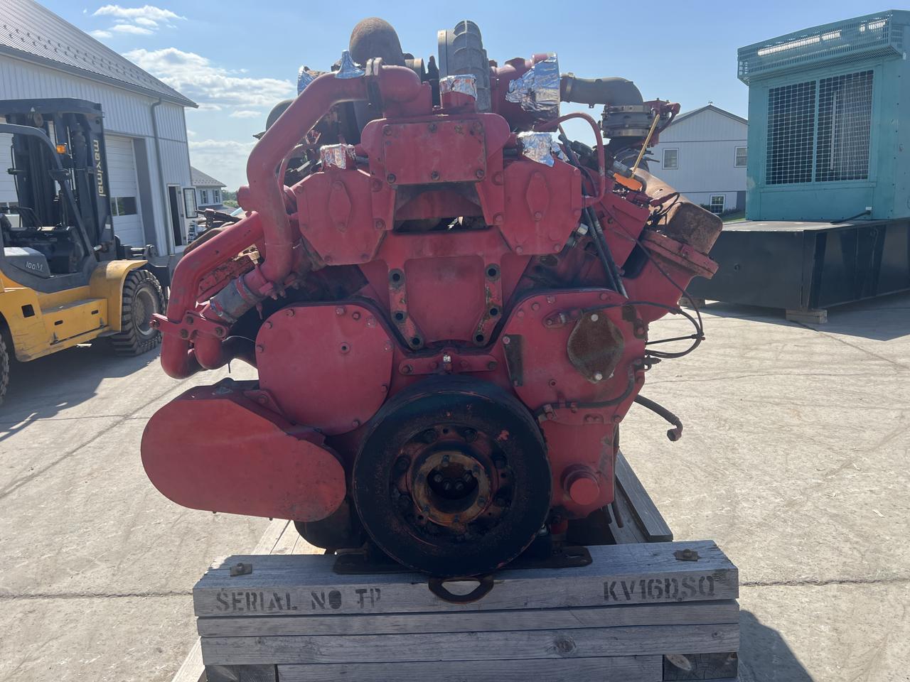 Cummins #QSK50, industrial fracking engine, Tier 3 pre-emission, used running takeout, 2018 - Image 7