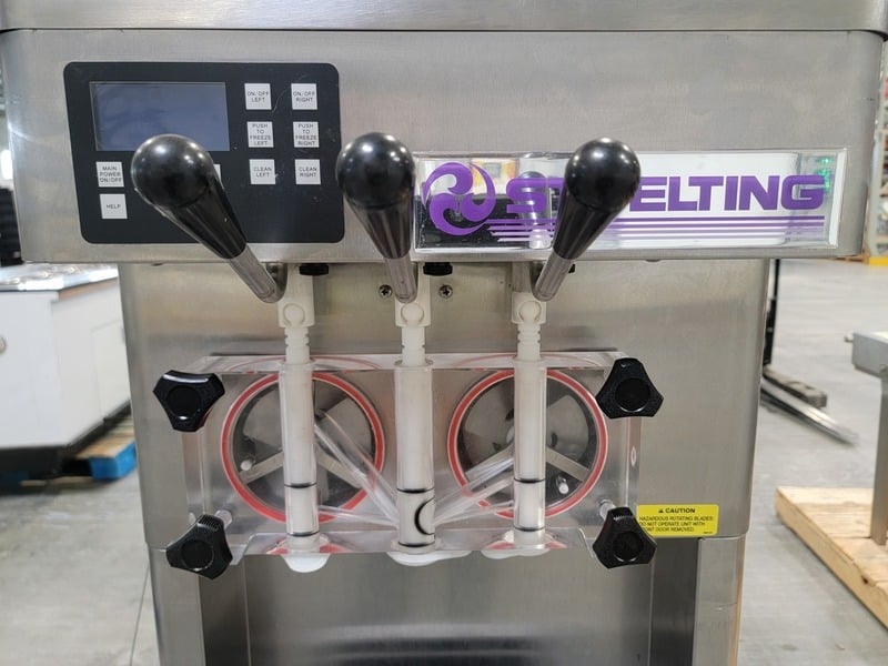 Stoelting #F231-38i2P, soft serve & frozen yogurt machine, (2) 3/4 HP drive motors, 12000 BTU/Hr. compressor - Image 9