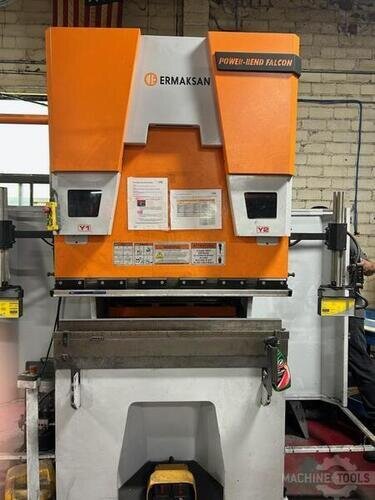 66 Ton, Ermaksan #Power-Bend-Falcon-1270-60, Knee Seater, Delem 58T Control, 4-Axis (Y1, Y2, X, R), AKAS, 2022 - Image 1