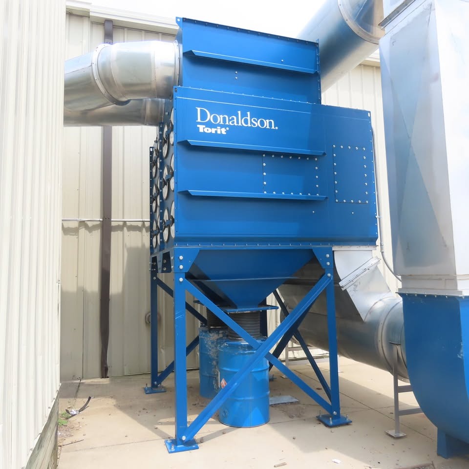 Donaldson Torit #DFE3-24, Dust Collectors, Baldor EM4115T, 50 HP, 3Ph, 230/460 V., 1775 RPM, w/ ductwork, 2022 - Image 3