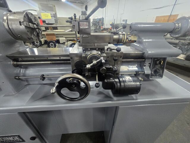 11" x 18" Hardinge #HLV-H-EM, Toolroom Lathe, 1.25" bore, 6" swing over cross slide, 18" centers, inch/metric - Image 4