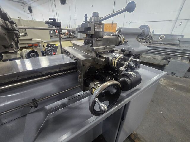 11" x 18" Hardinge #HLV-H-EM, Toolroom Lathe, 1.25" bore, 6" swing over cross slide, 18" centers, inch/metric - Image 7
