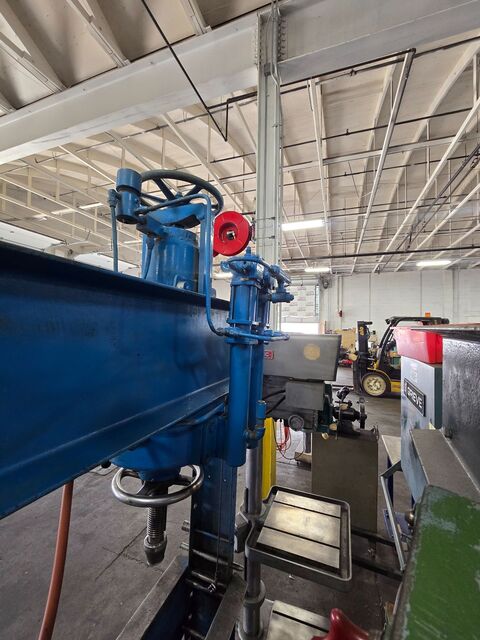 75 Ton, Dake #906475, Hydraulic H-Frame Press, adjustable table - Image 4