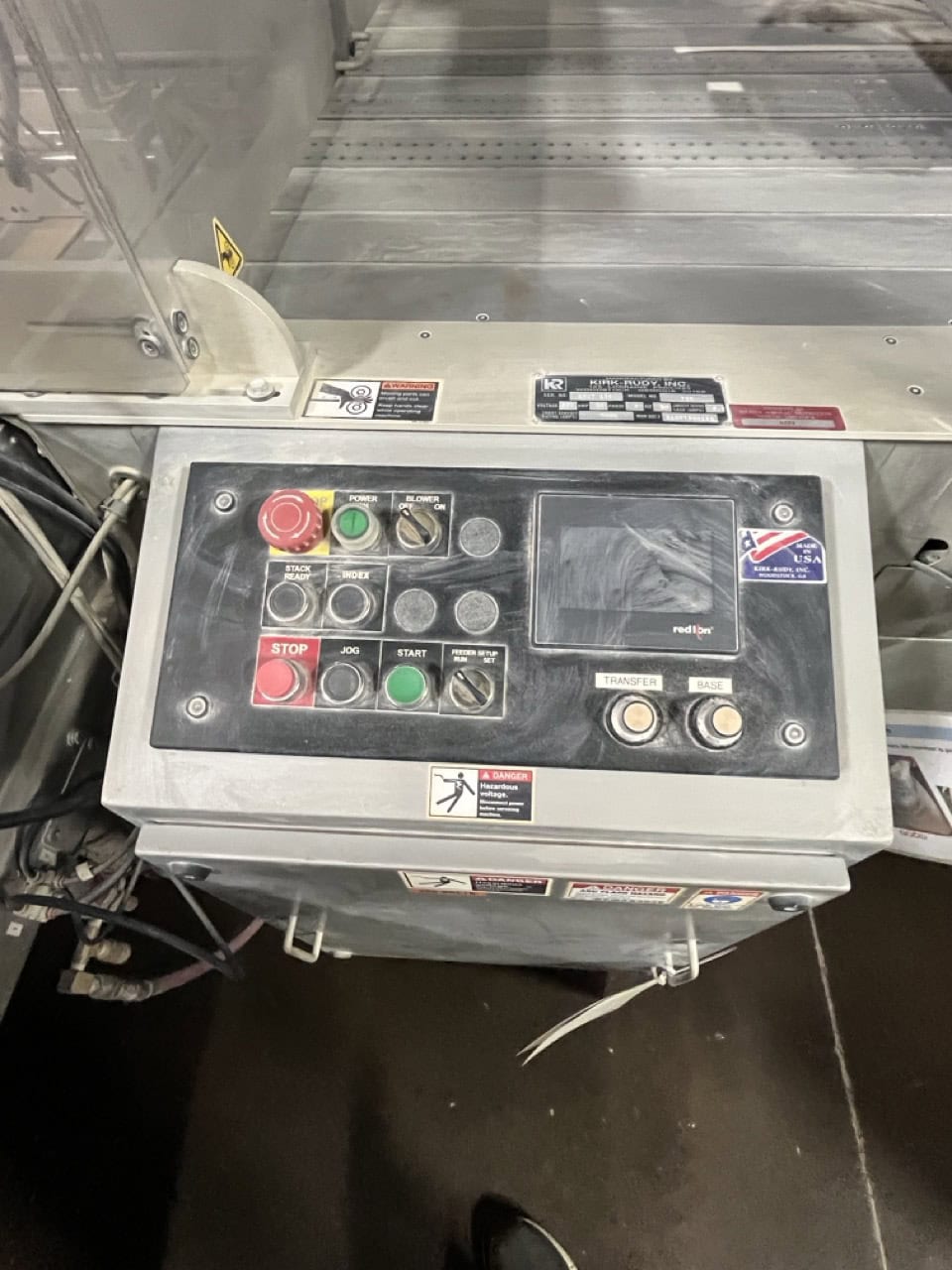 Kirk-Rudy #725, Automatic Inline Tabbing System, dual arms, 220 V., 1ph - Image 8