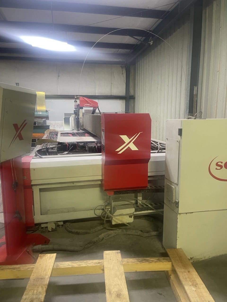Semyx #Optima-420, 6' X 12' Waterjet, 60k PSI, 60 HP, 78" x 160" work area, Pump, IDE Cutting Head, 2015 - Image 8