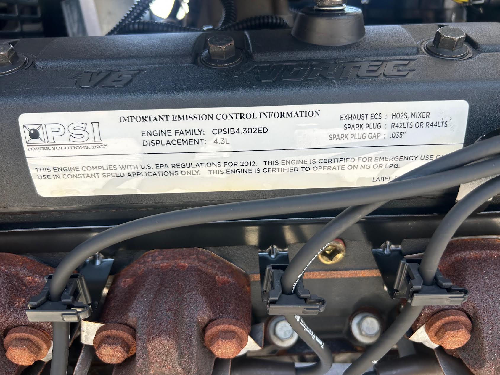 40 KW Kohler, Nat Gas LP Generator, 1PH, 120/240 Volts, 1083 hours, 2012 - Image 2