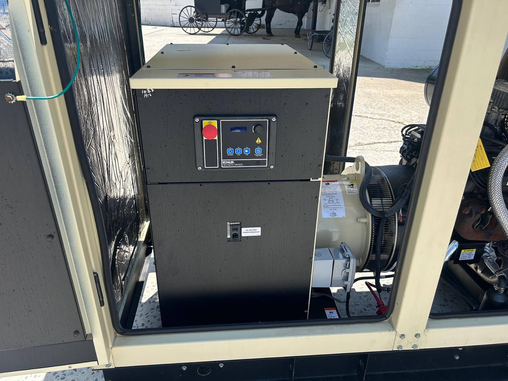 40 KW Kohler, Nat Gas LP Generator, 1PH, 120/240 Volts, 1083 hours, 2012 - Image 6