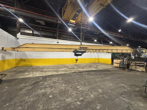 10 Ton, Demag, Bridge Crane, Single Girder, 54.83' Span, 8.33' width End Truck - Image 4