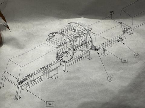 Sweed, Load Clamp & Turner/Pacman Flipper System w/Powered Infeed & Outfeed Conveyors, 42" Passline height - Image 3