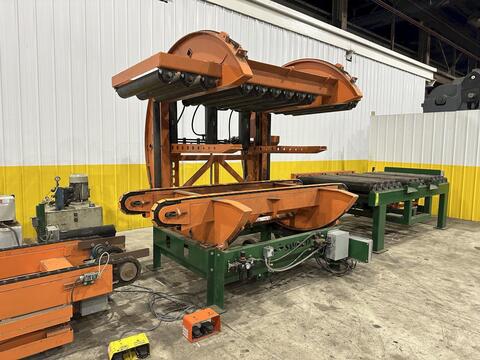 Sweed, Load Clamp & Turner/Pacman Flipper System w/Powered Infeed & Outfeed Conveyors, 42" Passline height - Image 8