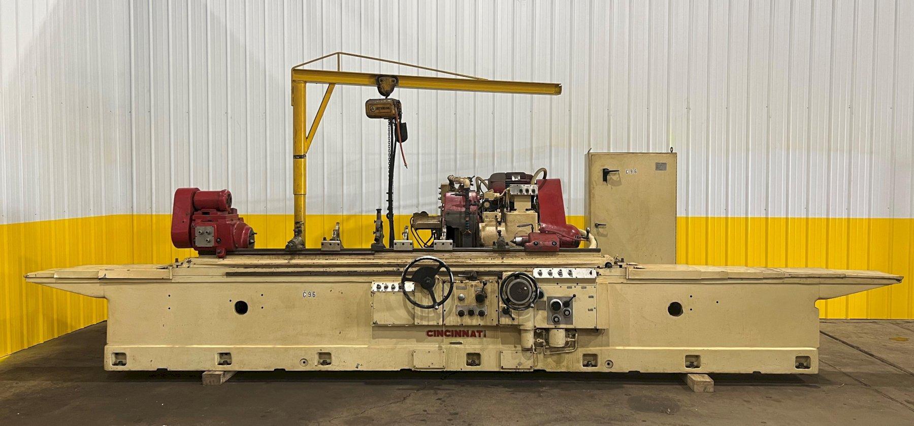 10" x 96" Cincinnati, Plain Cylindrical Grinder, 30" diameter x 3" width Grinding Wheel, 15 HP, (4) 50-170 - Image 5