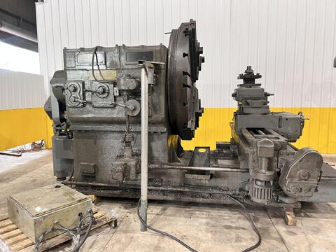 120" Craven, Heavy Duty Facing T-Lathe, 12" L Gap, 72" Chuck diameter, 4-Jaw Independent Chuck, (16) 13-97 - Image 2